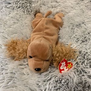 NWT TY Beanie Baby Dog Spunky